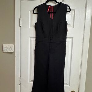 SPANX Black Sleeveless Jumpsuit